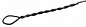 Поводок Раменская струна LeX 25см 0,3мм 9кг в тубусе (50шт)