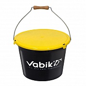 Ведро для прикормки Vabik Pro 13л с крышкой