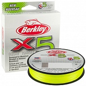 Шнур Berkley X5 Braid Flame Green 150m 0.20mm
