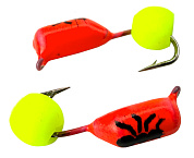 Мормышка Wormix WCP Столбик красный d-2,5мм 0,5гр