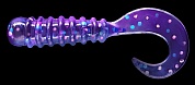 Приманка ZUB Twist-Nano 30мм 0,4гр #610 фиолетовый с блёстками