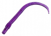 Приманка ZUB Worm 100мм #610 фиолетовый с блёстками