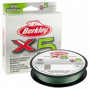 Шнур Berkley X5 Braid Low-Vis Green 150m 0.17mm