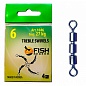 Вертлюг Fish Season Treble Swivels 1046 #6