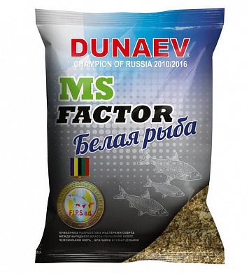 Прикормка Dunaev MS Factor 1кг Белая рыба