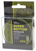 Поводковый материал Nautilus Super Bottom 20lb 10м Camou Green