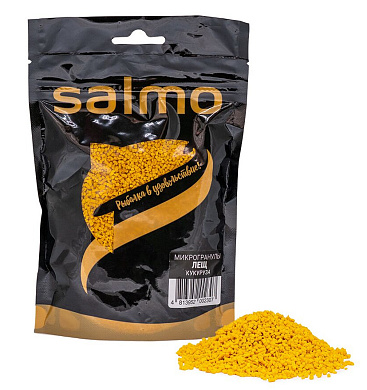 Добавка в прикормку Salmo Микрогранулы жёлтые Лещ Кукуруза 0,2кг