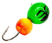 Мормышка Wormix WCP Дробинка зелёная d-4мм 0,52гр