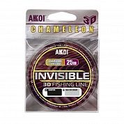 Леска Akkoi Invisible 3D Chameleon 25m 0.16mm