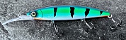 Воблер Grows Culture Balisong Minnow Longbill 130 #13 Green Perch