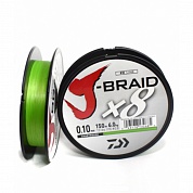Шнур Daiwa J-Braid x8 Light Green 150m #1.2