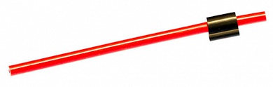 Сторожок Levsha-NN силиконовый красный d-5/2 для блеснения 12см 6гр
