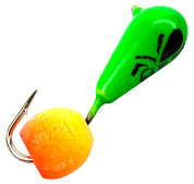 Мормышка Wormix WCP Капля зелёная d-3мм 0,38гр