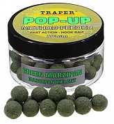Бойлы Traper Method Feeder Pop-Up Green Marzipan 10мм 30гр