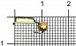 Мормышка WestMan Арсенал Столбик с фосфором d-2,5мм 0,8гр с латунным шариком