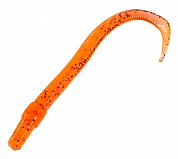 Приманка ZUB Worm 75мм #250 морковный с блёстками