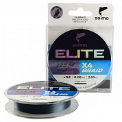 Шнур Salmo Elite Braid X 4 125м Dark Gray #0.8