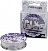 Леска Akara GLX Ice Clear 30м 0,14мм