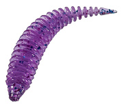 Приманка ZUB Maggot Slim 22мм 0,1гр #610 фиолетовый с блёстками
