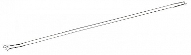 Поводок Раменская струна LeX 25см 0,4мм 17кг (10шт)