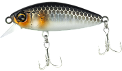 Воблер Jackall Abbey Minnow 38SF #UV Mat Silver & Black