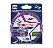 Леска I am Starline Infinity Chameleon Green Color  100m 0,165mm