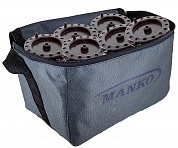 Жерлица оснащённая Manko диск 180мм катушка 90мм в сумке (10шт)