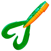 Приманка ZUB Froggy 101мм 8,9гр #022 зелёно-оранжевый