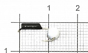Мормышка Гвоздешарик 1.5мм #Многогранный белый