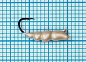 Мормышка Levsha NN Личинка жужелицы (Carabo) d-3,2мм 0,5гр слоновая кость глянцевый