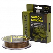 Леска Nautilus Camou Sinking Brown 0,405мм 300м