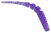Приманка ZUB Crazy Leech 30мм 0,1гр #610 фиолетовый с блёстками