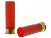 Пластиковая гильза AZOT без капсюля для снаряжения патронов 12 калибра (12/70) красная