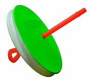 Кружок Manko зелёный d-145мм с флуоресцентной мачтой