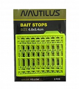 Стопор для бойлов Nautilus Bait Stops Yellow (2 пластины) 
