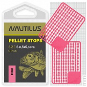 Стопор для бойлов Nautilus Pellet Stops Pink (2 пластины) 