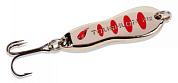 Блесна Toughlon Kastmaster PRO 18гр #Silver with Red Stripes