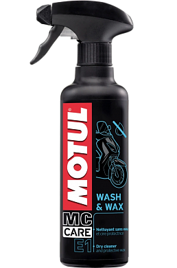 Химическая очистка Motul E1 Wash & Wax 400мл