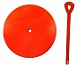 Кружок Manko оранжевый d-145мм с флуоресцентной мачтой