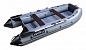 Надувная лодка ПВХ Адмирал 320 НДНД цвет серо-чёрный
