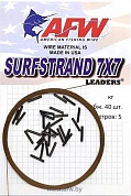 Поводочный материал AFW Surfstand Micro Supreme 7x7 9 кг (5м) + обжимные трубки 40 шт