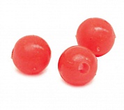Бусина фидерная Namazu Soft Beads PVC d-6мм цвет фц. красный