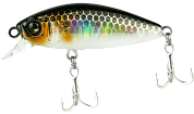 Воблер Jackall Abbey Minnow 38SF #HL Silver & Black