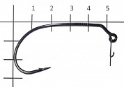 Офсетные крючки Decoy Hook Worm 22 #5/0