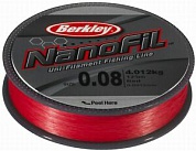 Berkley Nanofil Red 125m 0.20mm