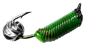Мормышка Санхар Ручейник №1 0,3гр #Зелёный + Зефир Серебро
