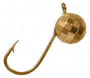 Мормышка DS Fishing Шар фигурный с ушком d-5мм 1,15гр #Золото